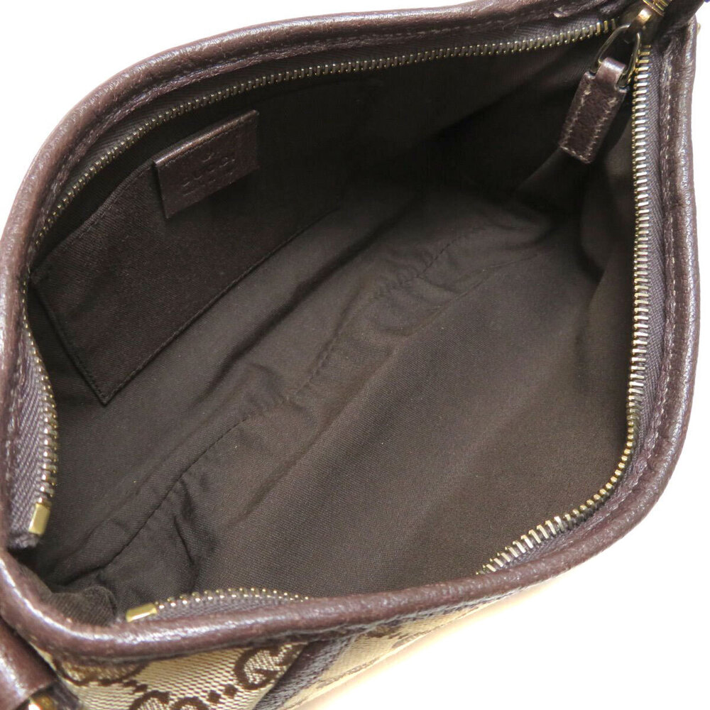 Gucci Beige GG Canvas Abbey D Ring Shoulder Bag brown leather - Picture 5 of 11